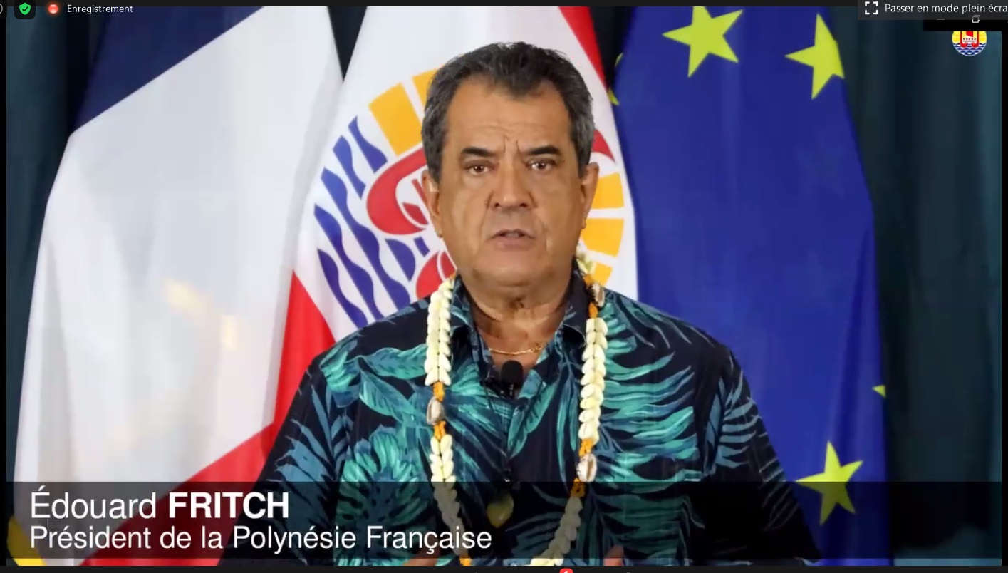 En Chile, presidente Fritch recuerda los desafíos de proteger los océanos • TNTV Tahiti Nui Télévision